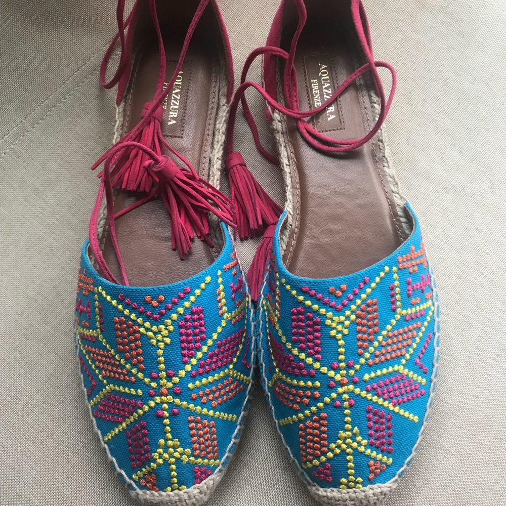 NWT! Aquazzura Espadrilles